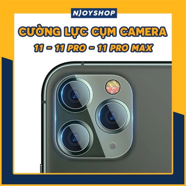 [Freeship Extra] Kính cường lực Camera iphone 11/11pro/11pro max Full