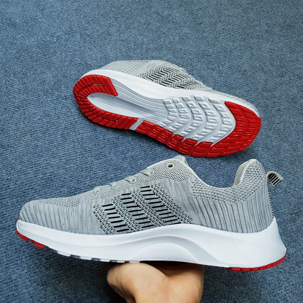 Giày thể thao Nam màu ghi năng động, trẻ trung | BigBuy360 - bigbuy360.vn