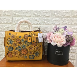 ⚠️SALE SẬP SÀN⚠️TÚI COACH HOA TRÀ VÀNG SIÊU XỊN