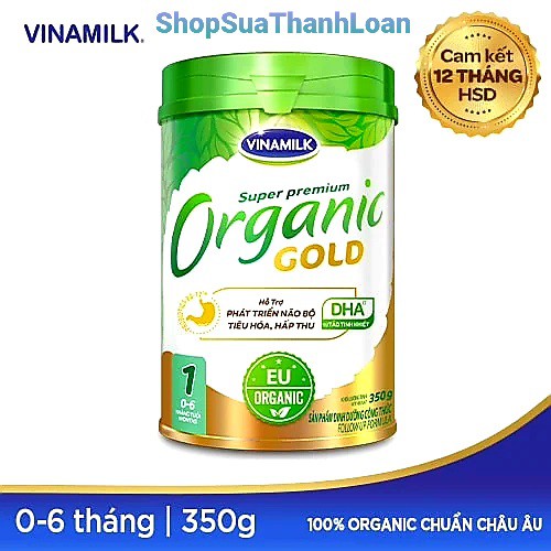 [HSD T7-2022] SỮA BỘT VINAMILK ORGANIC GOLD 1 (350g)