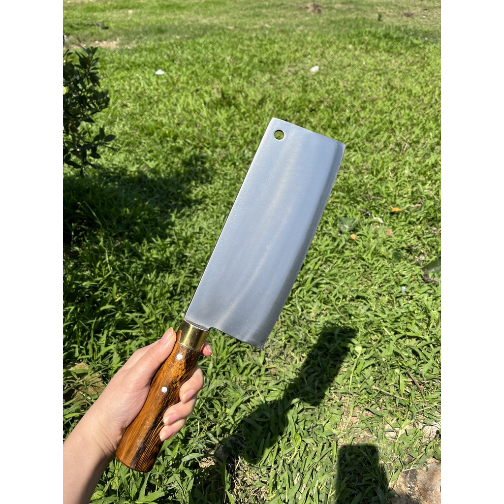 Dao Chặt Nhíp Nga Trắng - Dao Làm 100% Từ Nhíp ô Tô