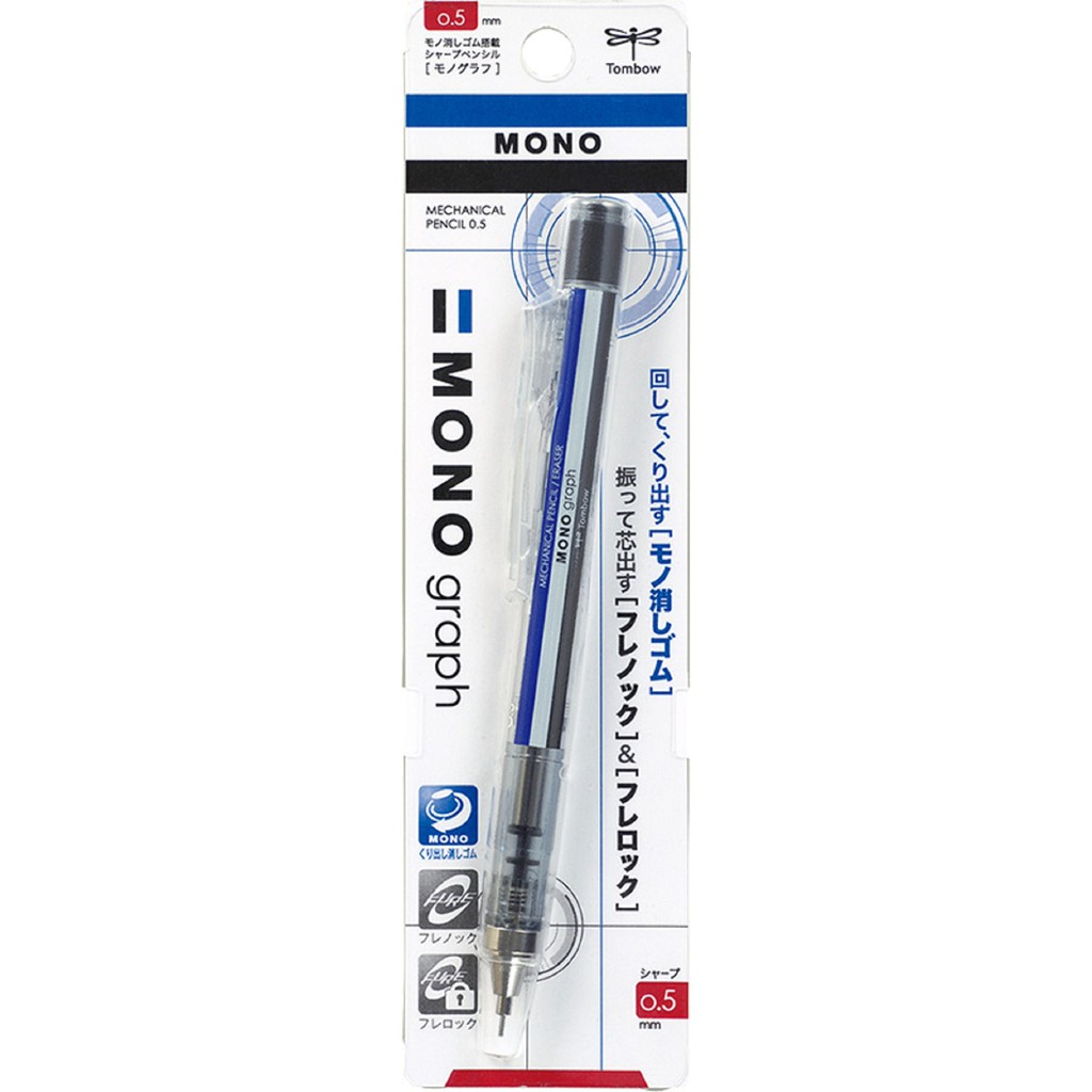 Tombow Mono Graph Mechanical Shaker Pencil 0.3mm, bút chì kim Tombow 0.3mm-Dụng cụ vẽ Tâm Tâm