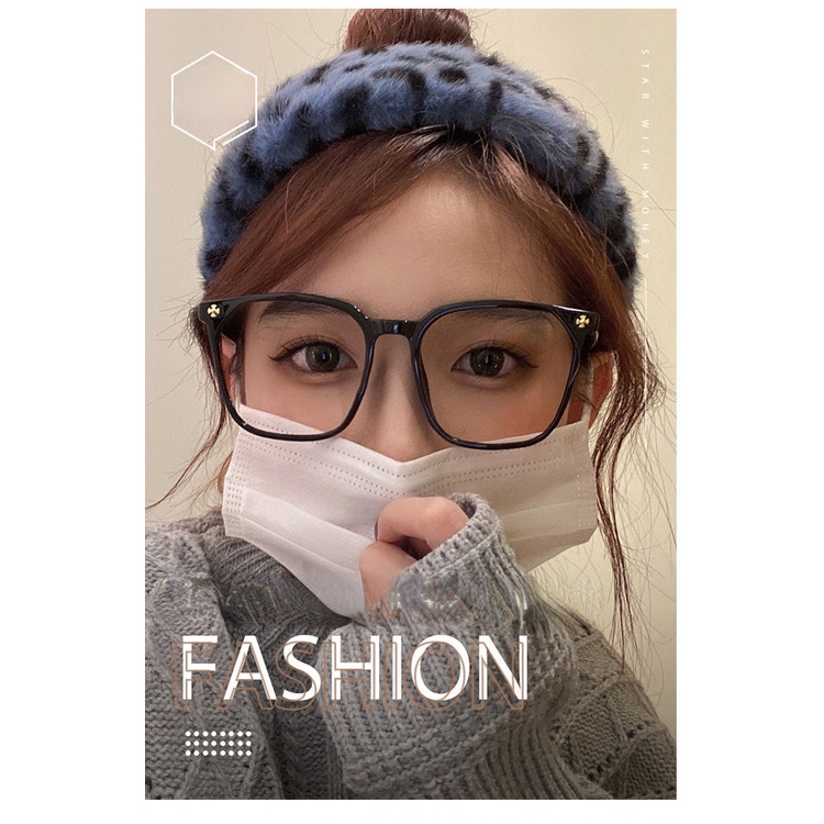 Kính Bảo Vệ Mắt Gọng Đen Chống Ánh Sáng Xanh Thời Trang Cho Nam Và Nữ