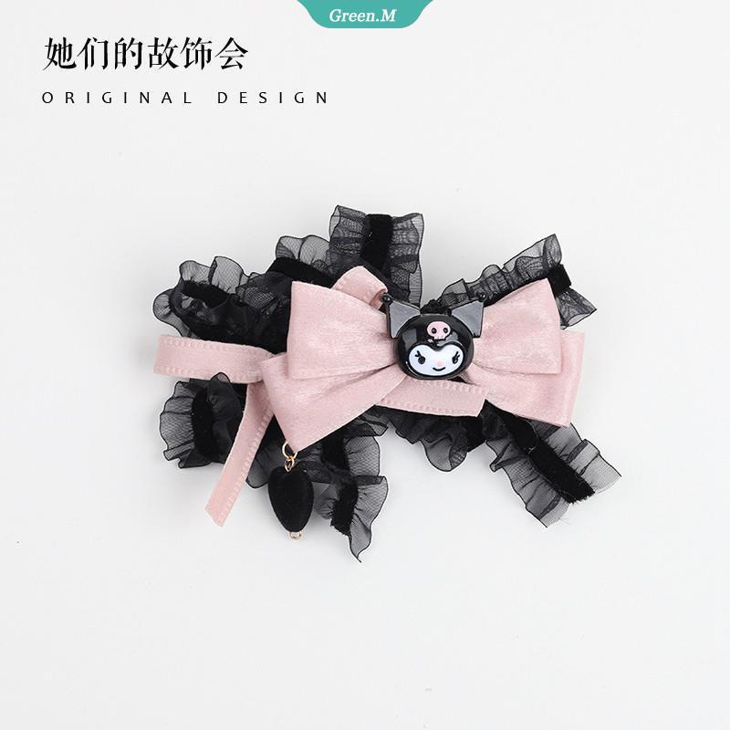 SANRIO Kẹp Tóc Hình Nơ Phong Cách Lolita Dễ Thương Cho Bé Gái