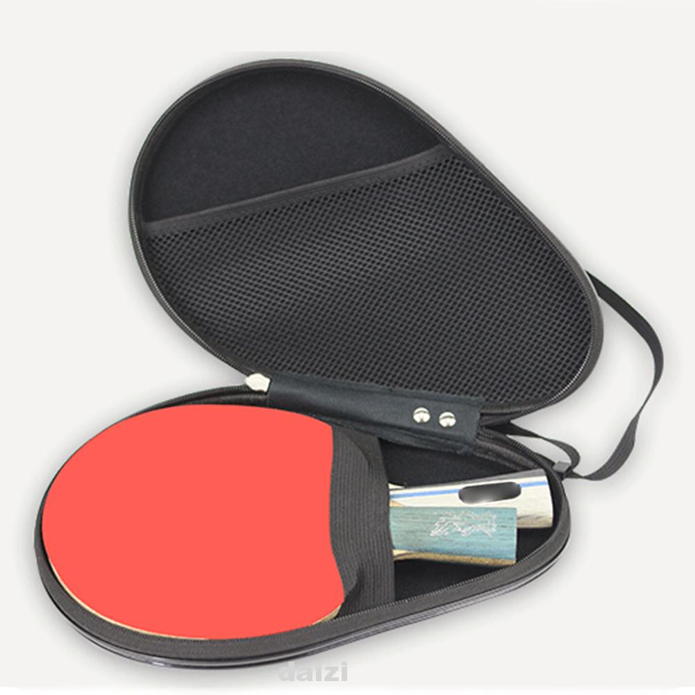Racket Storage Gourd Zipper Closure Portable Protective Professional Table Tennis Bag