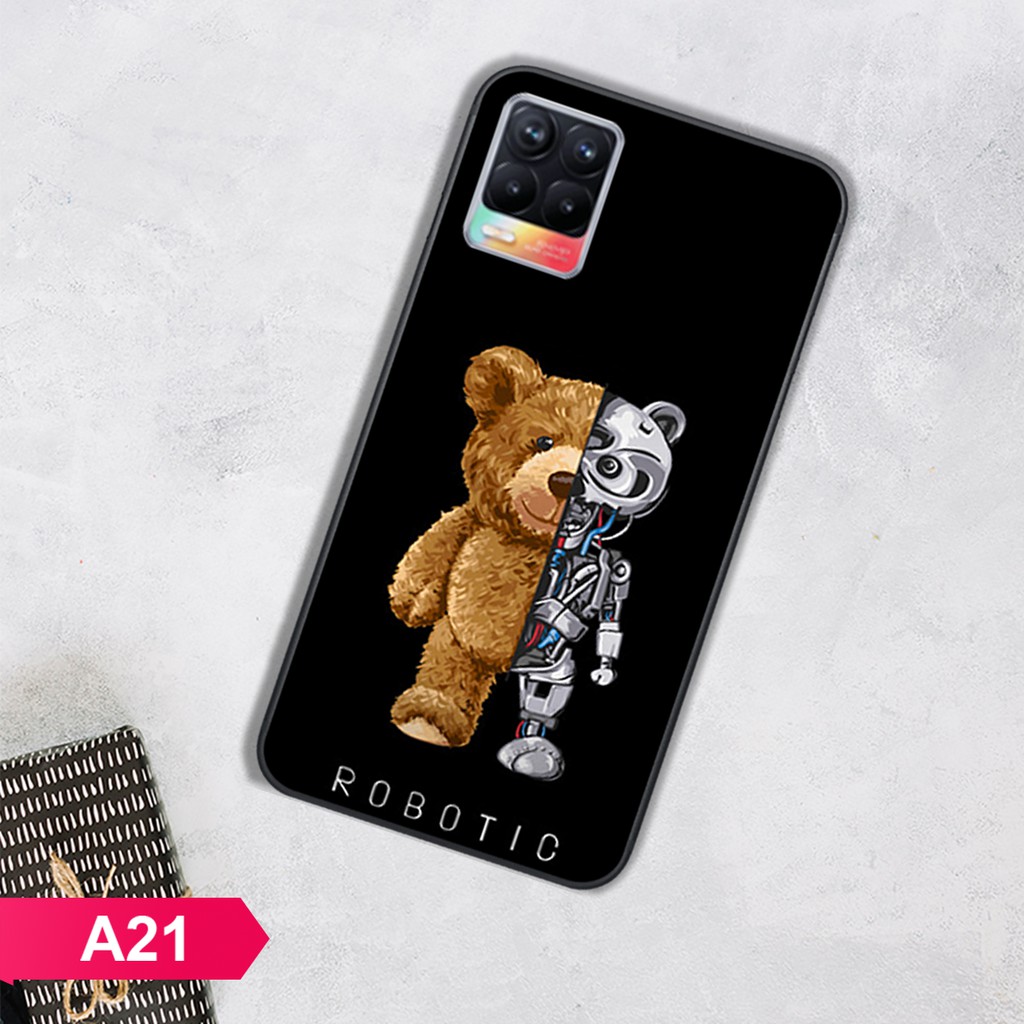 ỐP LƯNG OPPO REALME 8 - REALME 8 PRO KIỂU MẪU ĐA DẠNG-IN HÌNH GẤU HOẠT HÌNH ĐÁNG YÊU