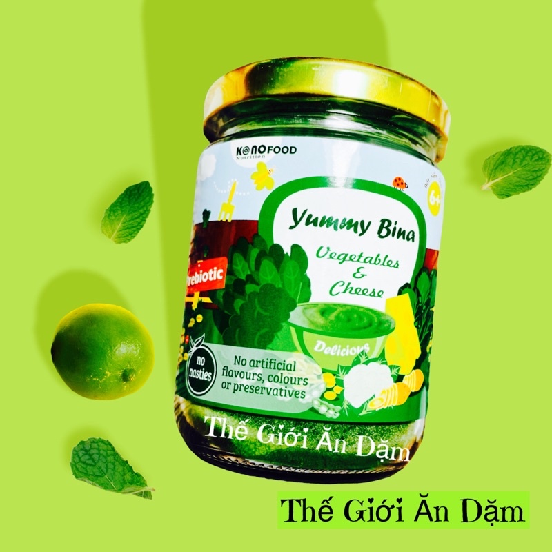 Bột Nêm Cho Bé Ăn Dặm KONOFOOD 6m+  Thế Giới Ăn Dặm