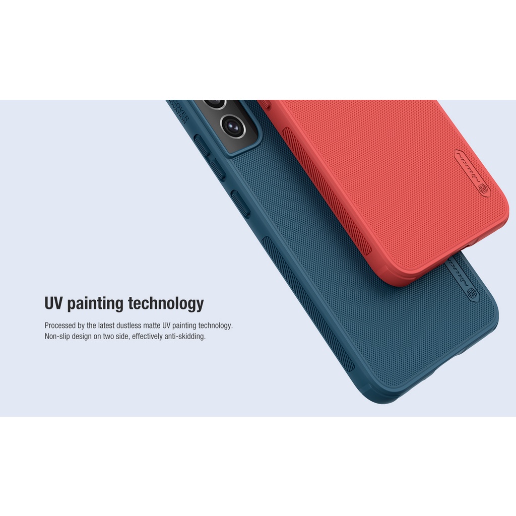 Ốp Lưng Samsung Galaxy S22 Plus Nhựa Sần Viền Dẻo Hiệu Nillkin Chính Hãng