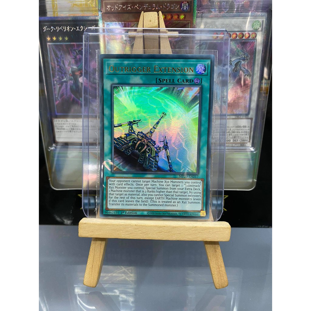 [ Dưa Hấu Yugioh] Lá bài thẻ bài Outrigger Extension – Ultra Rare - Tặng bọc bài nhựa bảo quản