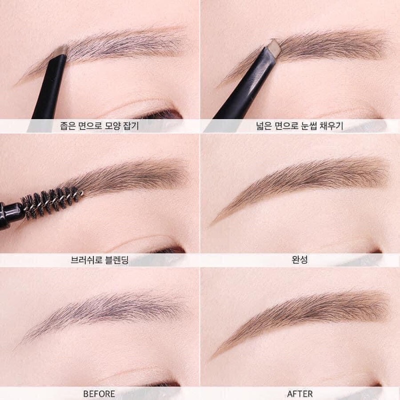 Chì kẻ mày 2 đầu vát chéo tiện lợi TFS