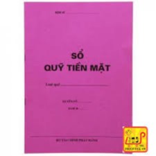 Sổ quỹ tiền mặt theo dõi thu chi tiền loại dày