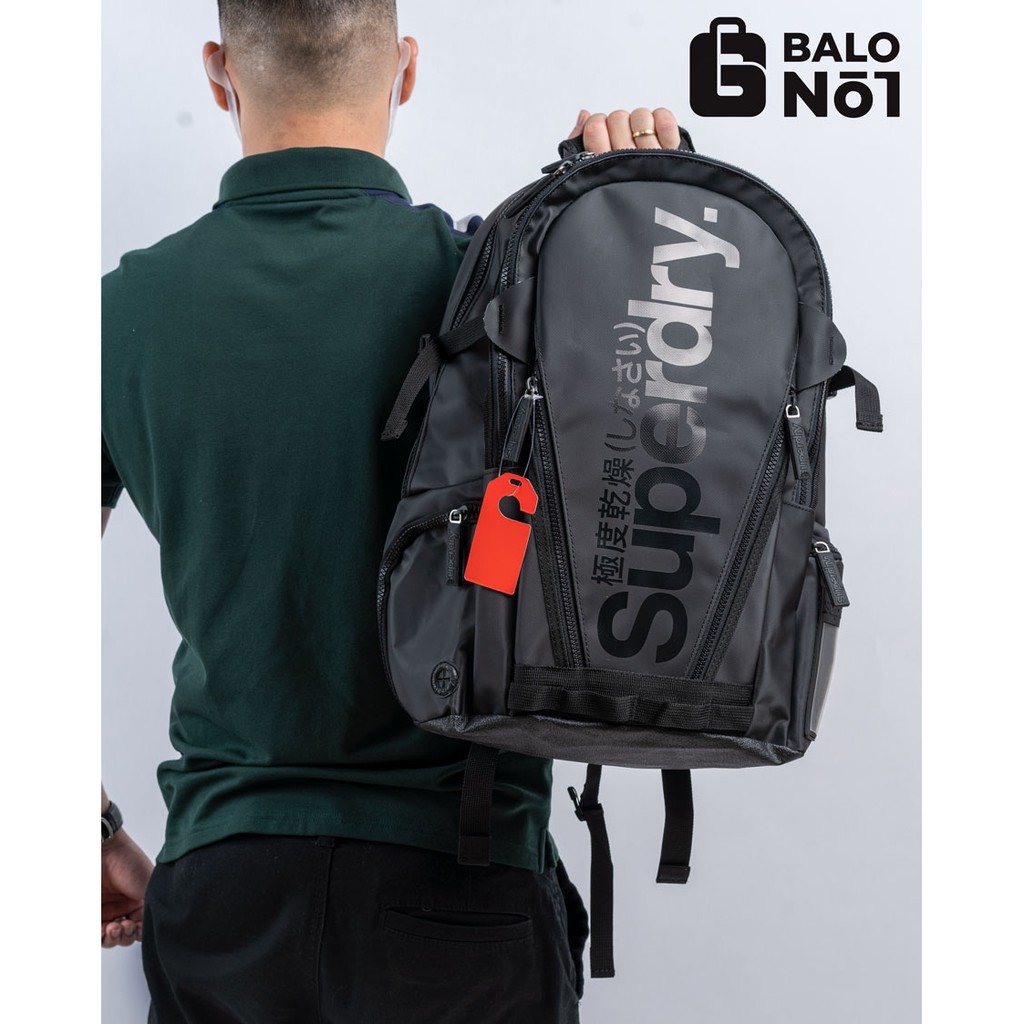 [BALO_NO.1] Balo nam chống thấm nước du lịch Superdry Mega Ripstop Tarp Backpack