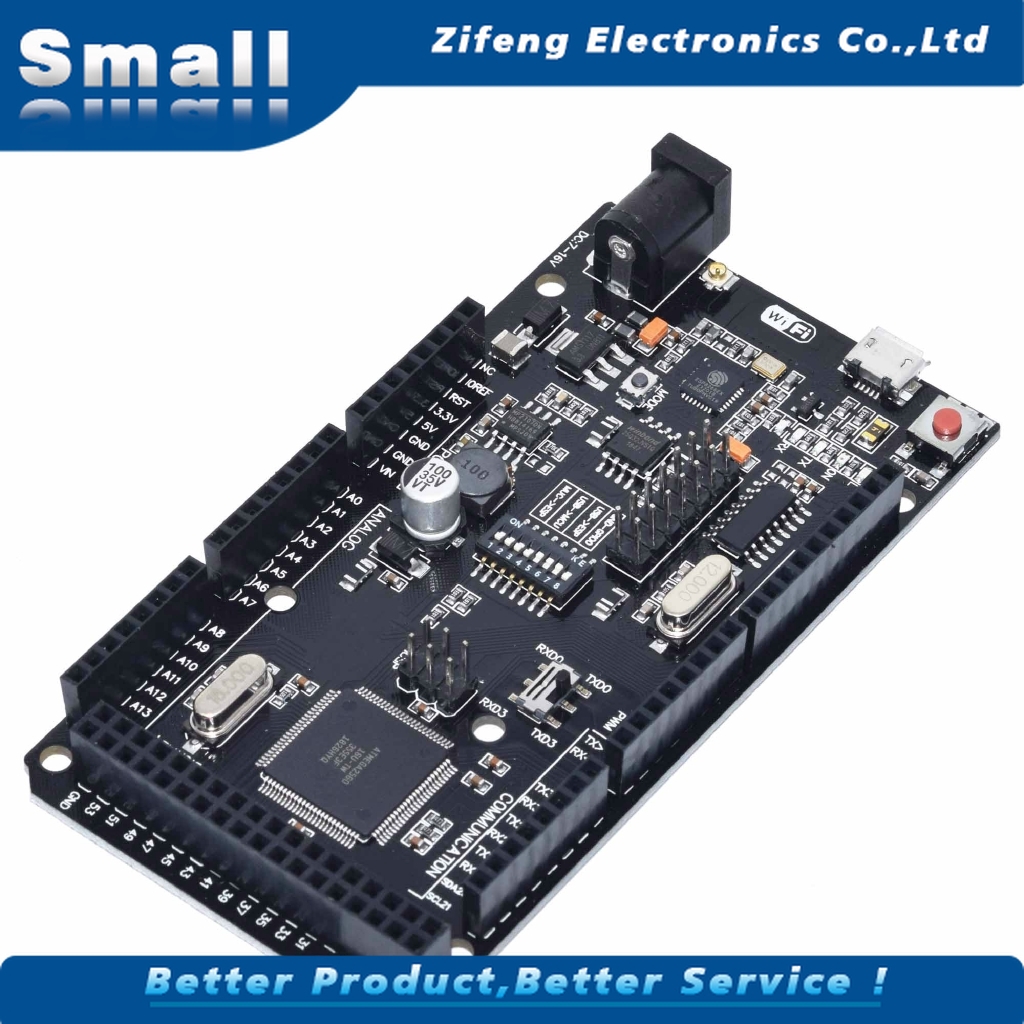 Bộ Nhớ Usb-Ttl Ch340G Mega2560 + Wifi R3 Atmega2560 + Esp8266 32mb Cho Arduino Mega