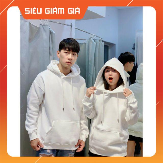 Áo Khoác Hoodie Trơn unisex (Ảnh thật)