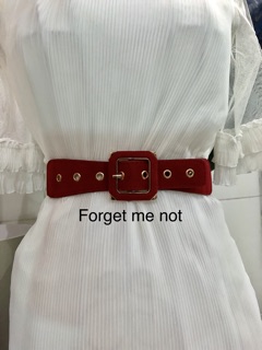 Thắt lưng nhung bản 4cm. Có 2 màu