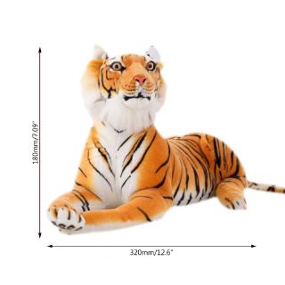 Stuffed Sumatran Tiger Plush Toy Pillow Cartoon Animal Large Pattern Kawaii Doll Cotton Toys