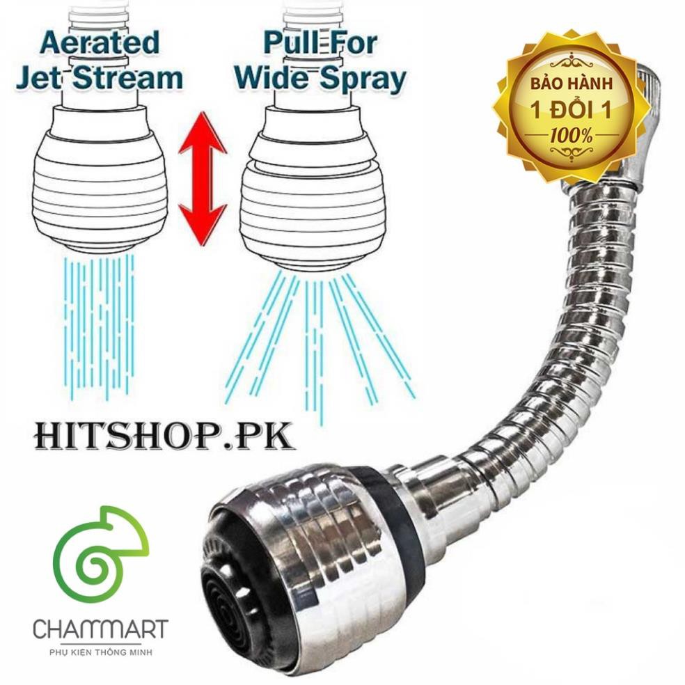 Đầu vòi xịt nước tăng áp Free ship Đầu vòi chậu rửa bát dễ dàng lắp đặt - Có hướng dẫn lắp đặt