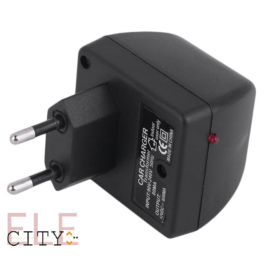 111ele} Car Power Supply Converter Adapter 220V to DC 12V Charger for Home