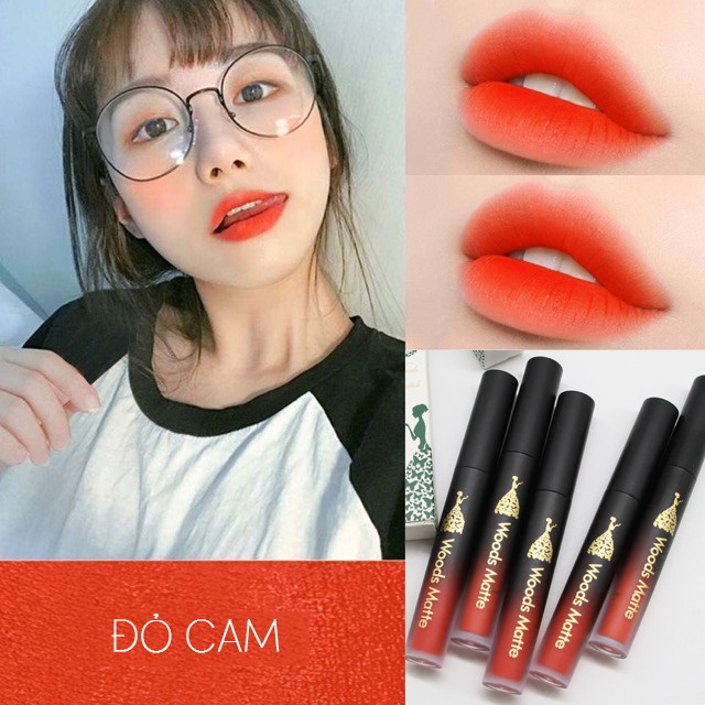 [SP CHÍNH HÃNG] Son Kem Lì WOODS MATTE Lâu Trôi Với 2 Tông Màu Tùy Chọn (5g) | BigBuy360 - bigbuy360.vn