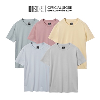 | Satoshi | Áo thun nam SATS82 cổ tròn tay ngắn trơn chất cotton dáng ôm, form regular fit, nhiều màu