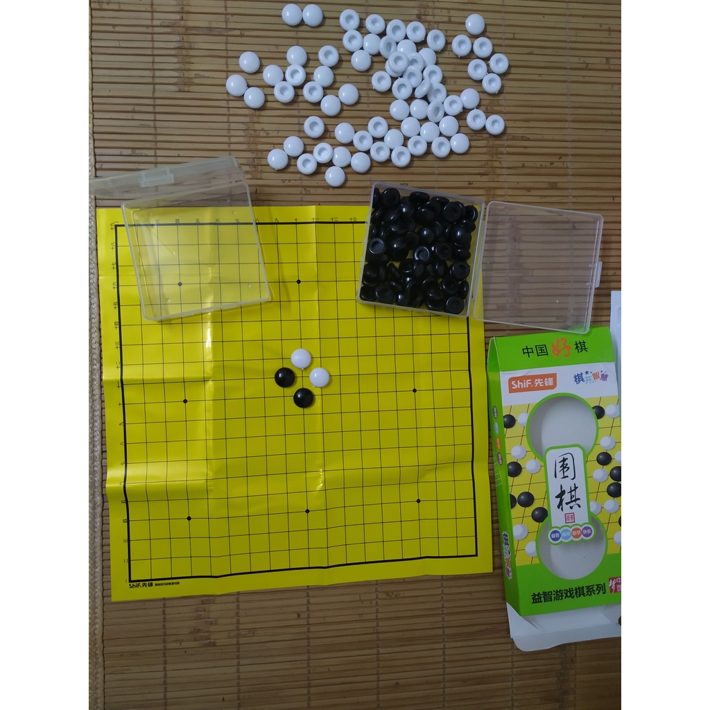 Bộ cờ vây kiêm cờ caro du lịch nhỏ gọn