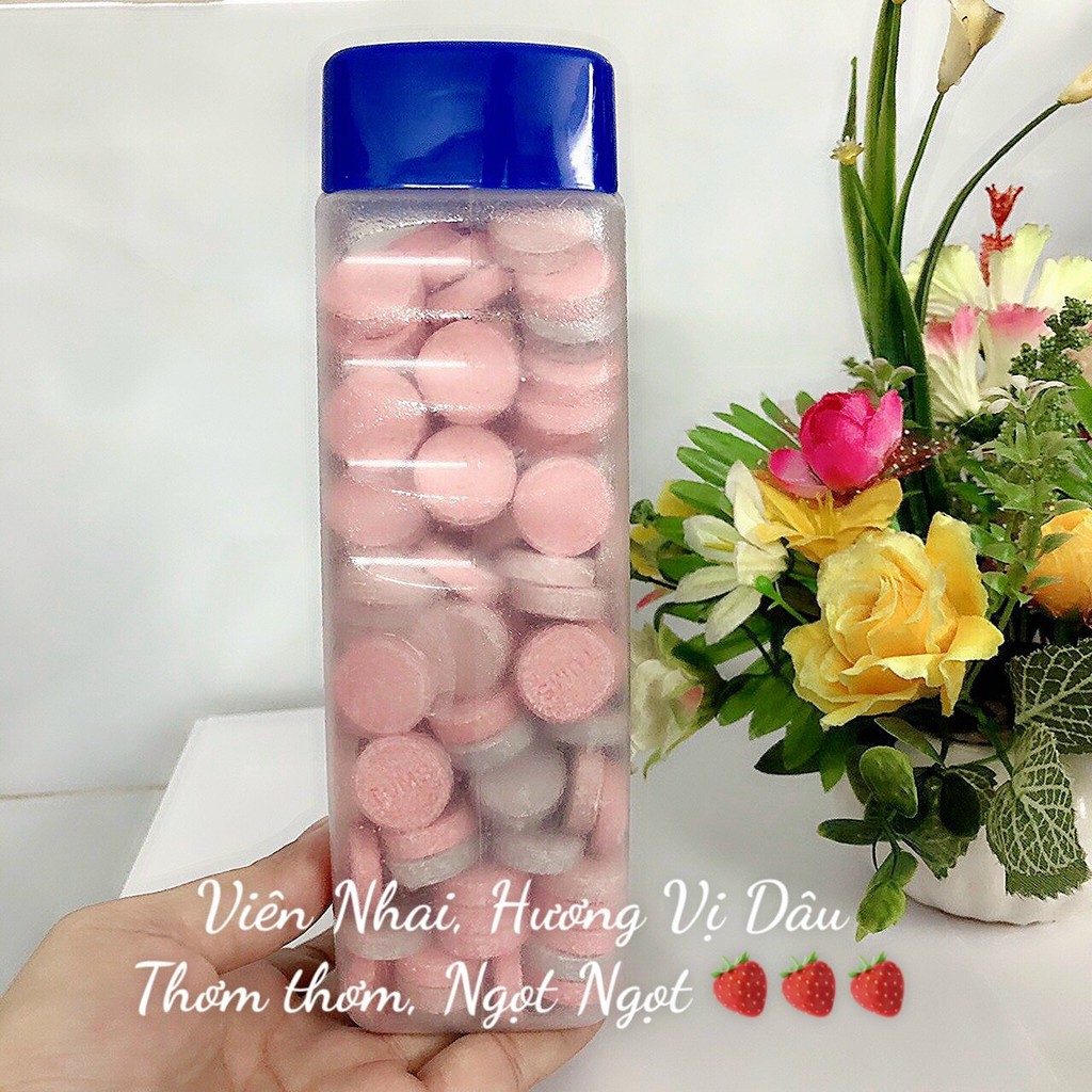 ❤️ [Date 4/2025] Viên nhai Tums Ultra Strength 1000 265 viên Mỹ, hương vị Dâu thơm ngọt