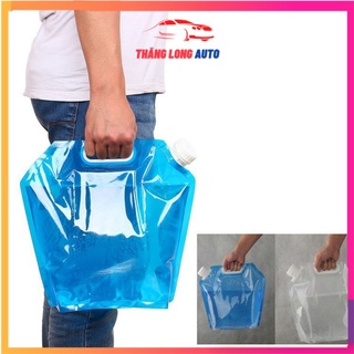 Túi đựng nước du lịch, dã ngoại 5 lít xếp gọn đa năng có quai xách tiện lợi