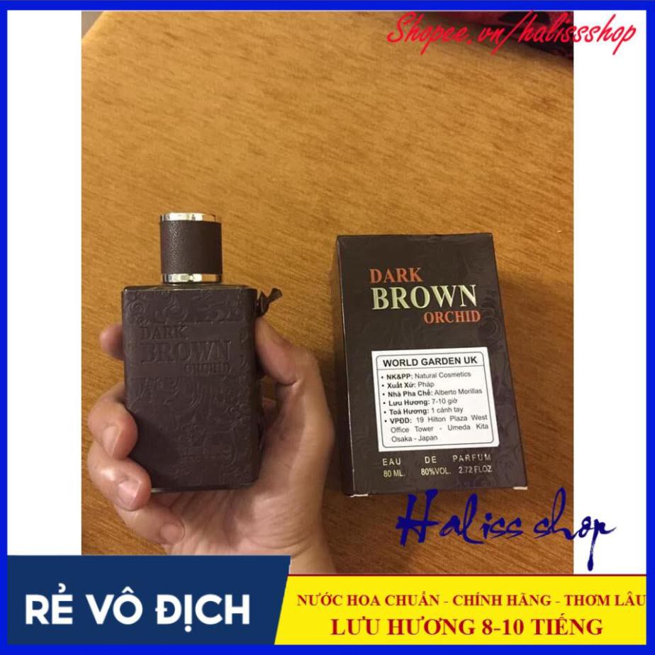 [CỰC THƠM] Nước Hoa Nam Cao Cấp Dark Brown 80ml Cực Thơm