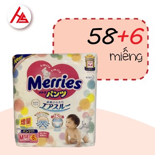 Bỉm Quần Merries M 64