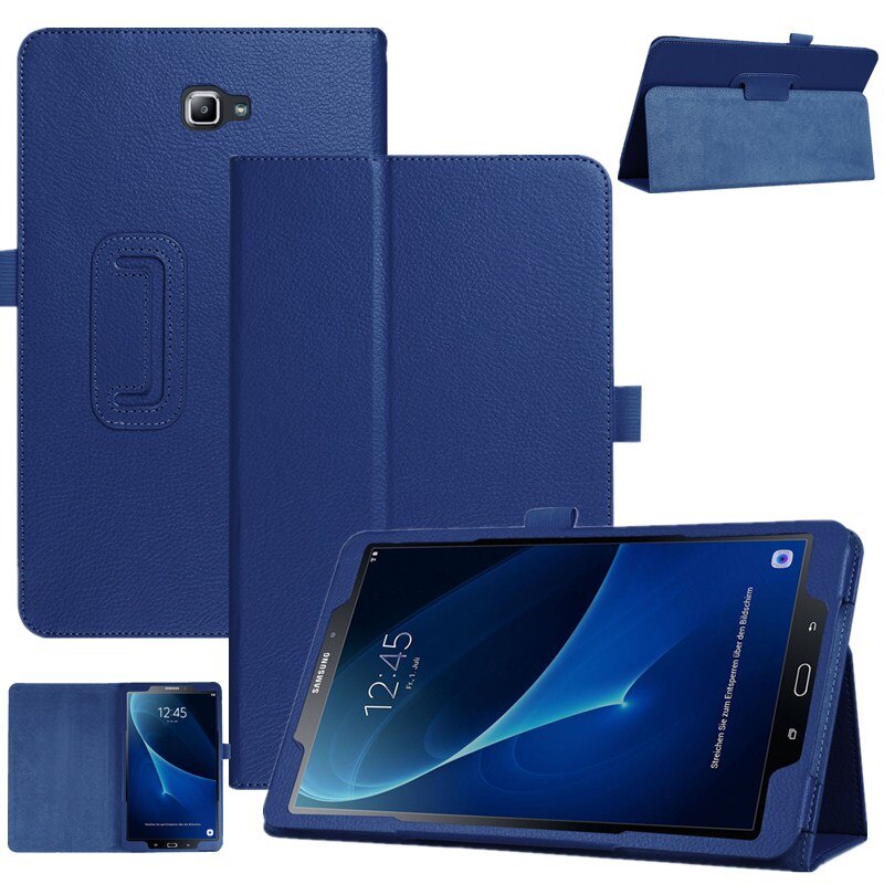 Bao da PU thiết kế đơn giản cho Samsung Tab A A6 2016 10.1 Samsung Galaxy Tab A 10.1 T580 T585 SM-T585