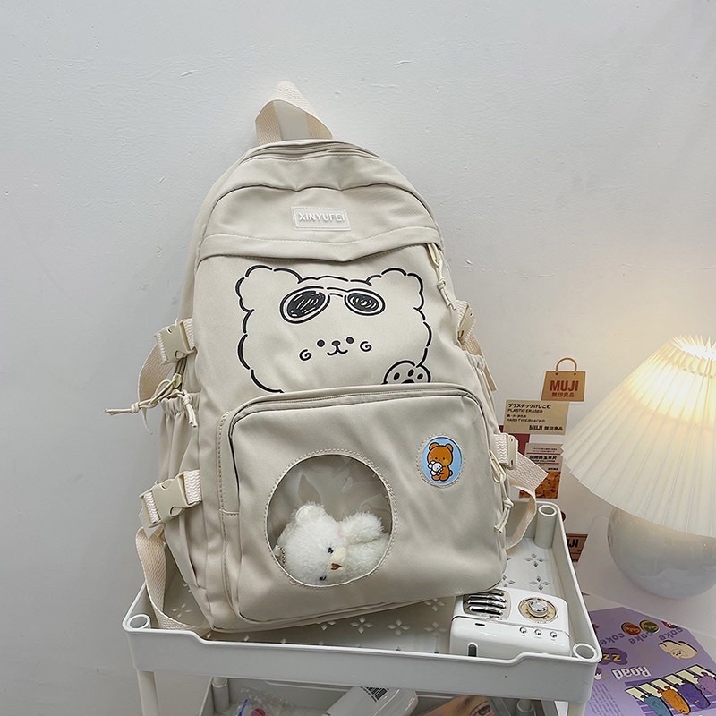 Balo ulzzang thời trang nữ, Balo Đi Học - Balo Cún