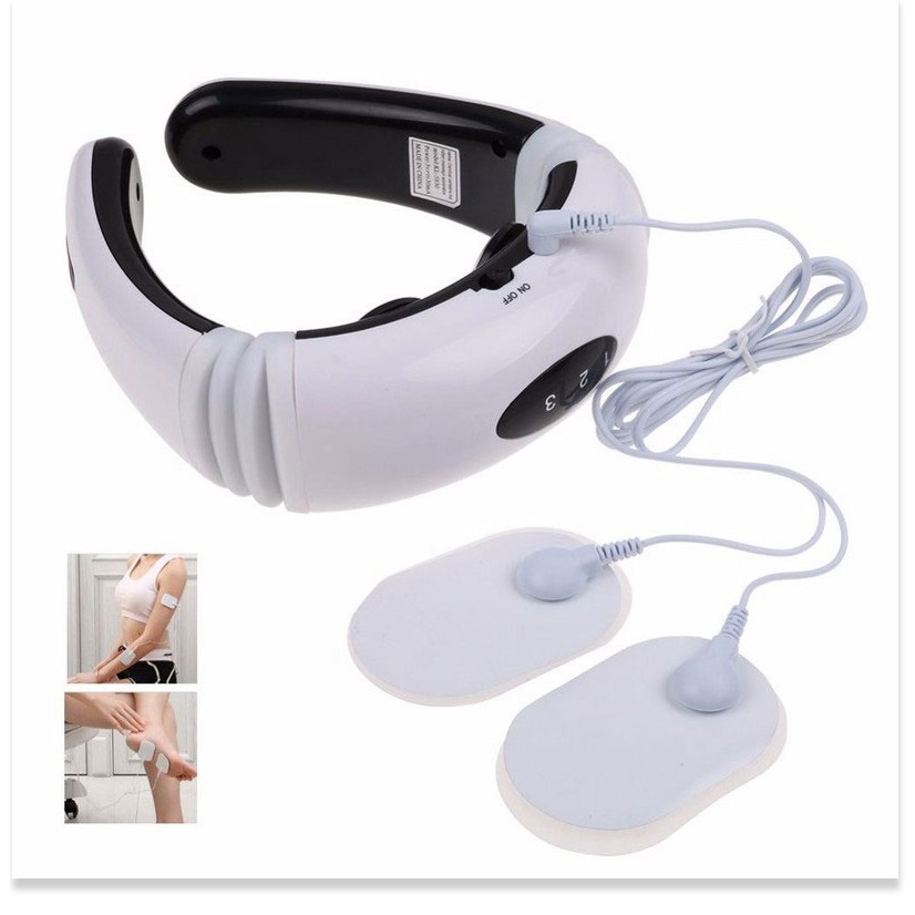 Máy Massage Xung Điện Neck KL-5830Free Ship Cảm ứng xung điện 3D, Giúp nhức mỏi cổ, vai, gáy tuyệt đối.