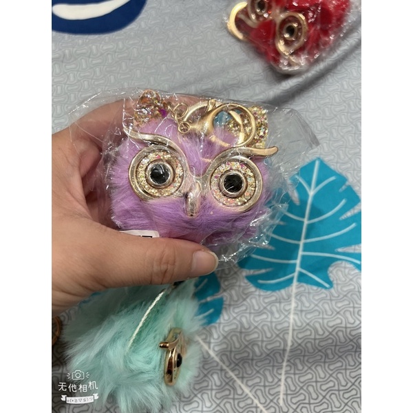 CHARM cú treo túi xách, Móc treo túi xách trang trí