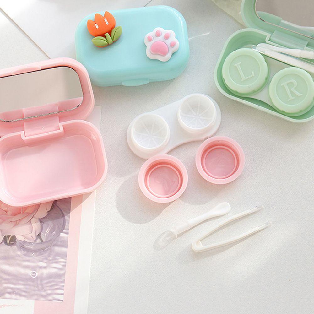Hộp Đựng Kính Áp Tròng Hình Chữ Nhật / Hoa / Thủy Thủ Mặt Trăng Chống Thấm Nước WMES15H