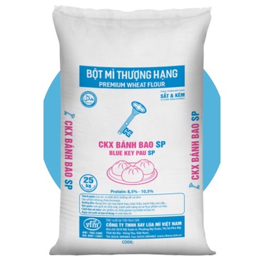 Bột mì chìa khóa xanh bánh bao 25kg