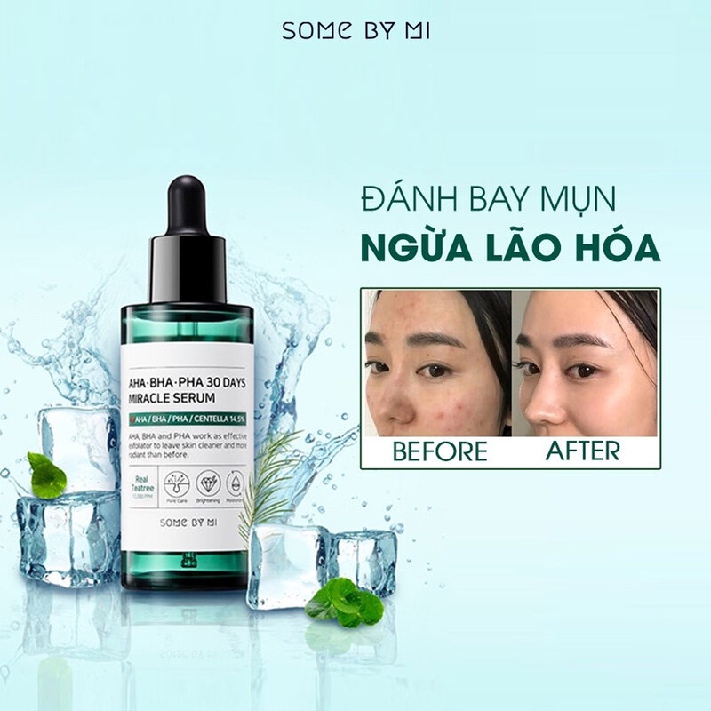 Tinh chất Some By Mi cho da mụn AHA-BHA-PHA 30 Days Miracle Serum 50ml