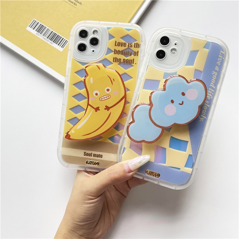 Giá đỡ điện thoại Chống điện thoại popsocket hình MÂY CHUỐI dễ thương