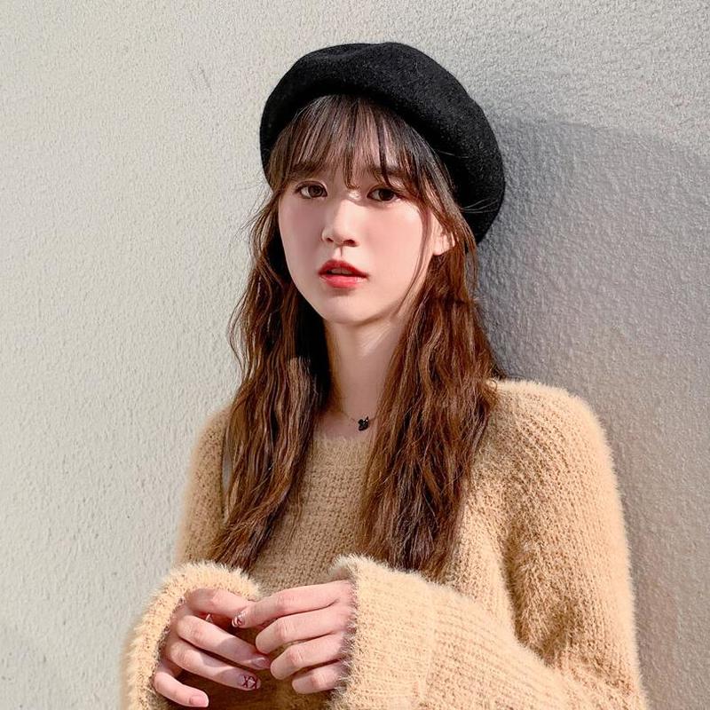 Mũ nồi vải len phong cách vintage thời trang thu đông cho phụ nữ