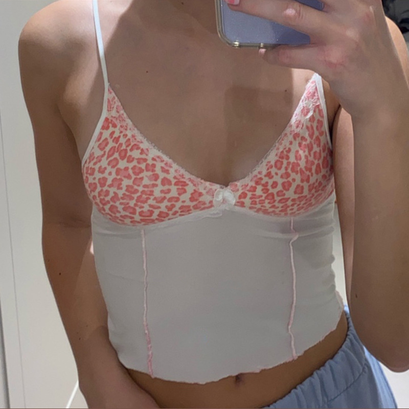 Áo Nữ Không Tay Họa Tiết Da Báo Thời Trang Cá Tính