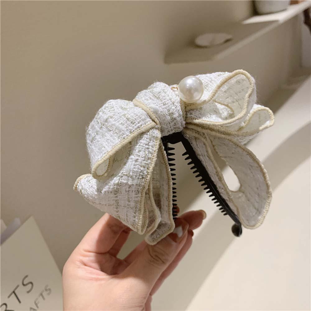 LILYES Kẹp Tóc Đuôi Ngựa Phong Cách Hàn Quốc Thanh Lịch Cho Nữ Giá Đỡ