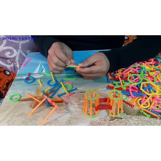 Bộ xếp hình que cho bé