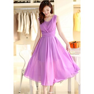 Đầm maxi thắt nơ ddp08222