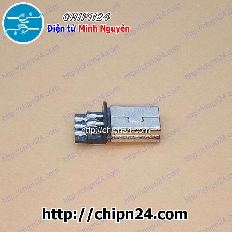 [2 CÁI] (LKC) Đầu+Vỏ nhựa Mini USB V1