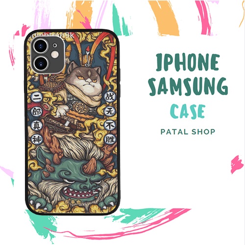 Ốp Lưng Thanh Lịch Hình Nghệ Thuật Mèo Đại Thánh Mèo Thu Phục Quỷ Chống Nước cho IPHONE SAMSUNG MYS20220008