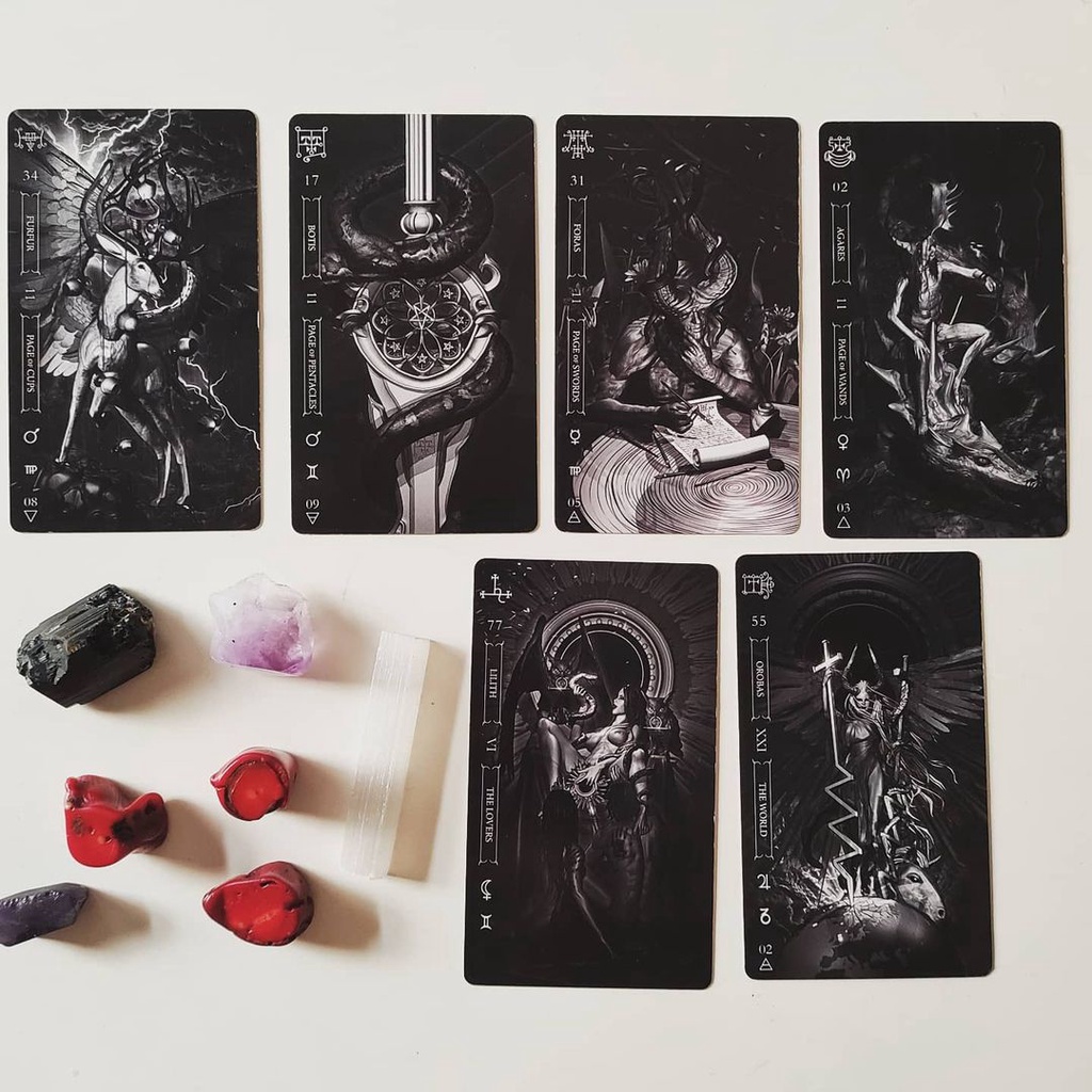 Bộ Bài Goetia Tarot in Darkness  - Bài Gốc Authentic Chính Hãng 100%
