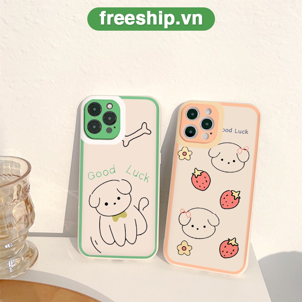 Ốp lưng iphone camera vuông lucky cunie 6/6plus/6s/6splus/7/7plus/8/8plus/x/xr/xs/11/12/13/pro/max/plus/xsmax