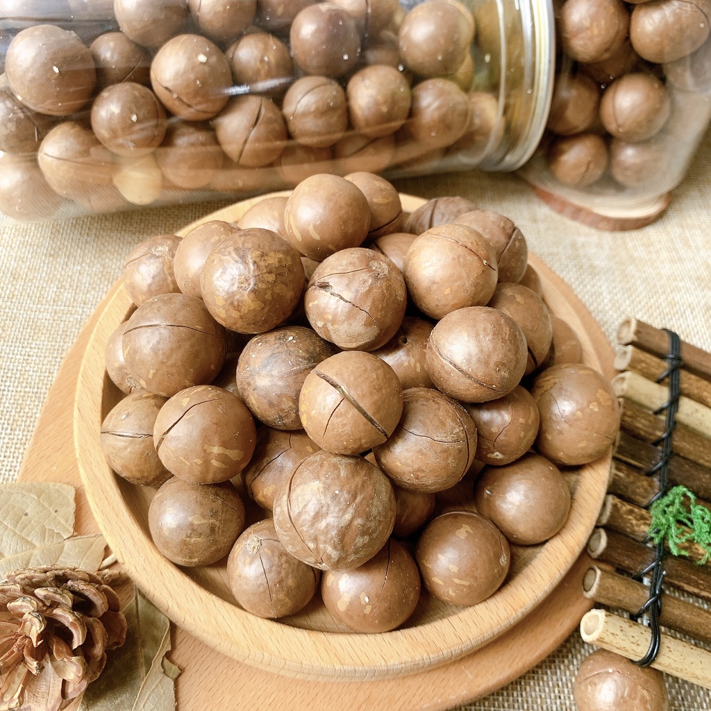 Hạt Macca tốt cho sức khỏe 500g  hũ pet tiện lợi,  ăn vặt LASTFOOD Hà Nội với đặc sản các vùng miền giá tốt