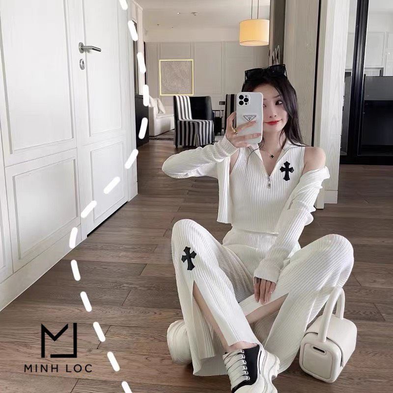 Set Chorme heart 3 món QCCC