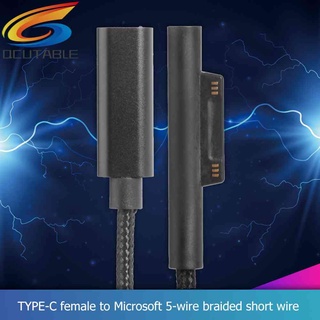 Cáp Sạc 65W PD USB Type C Cho Microsoft Surface Pro 5