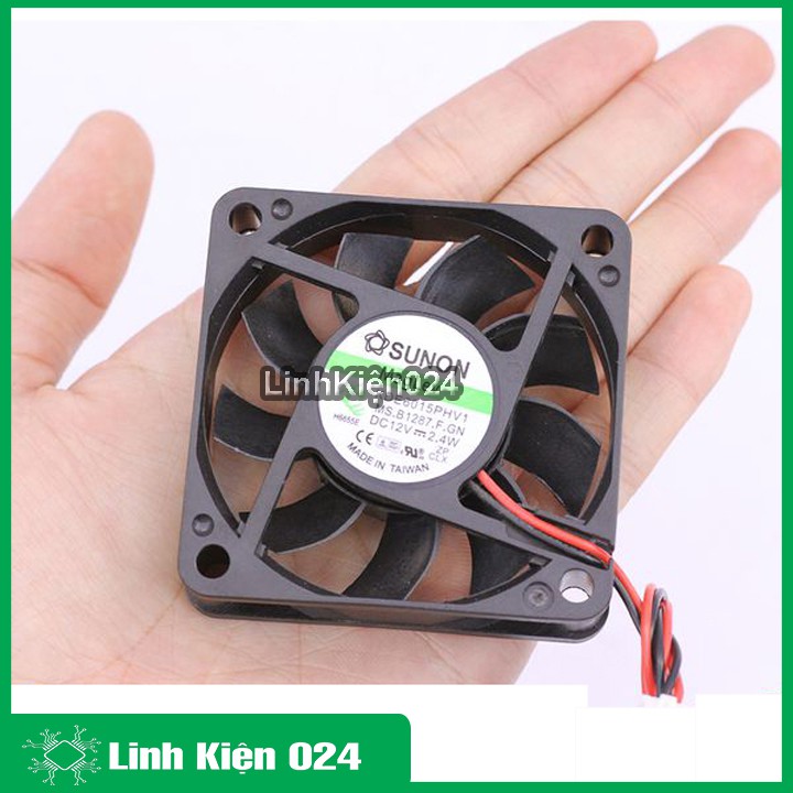 Quạt Tản Nhiệt Sunon 6X6X1.5cm 12VDC